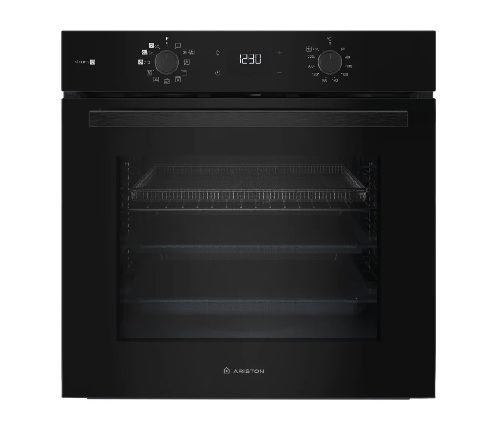 1-01 ARISTON Built-In Ventilated Oven with Steam 60cm 71L